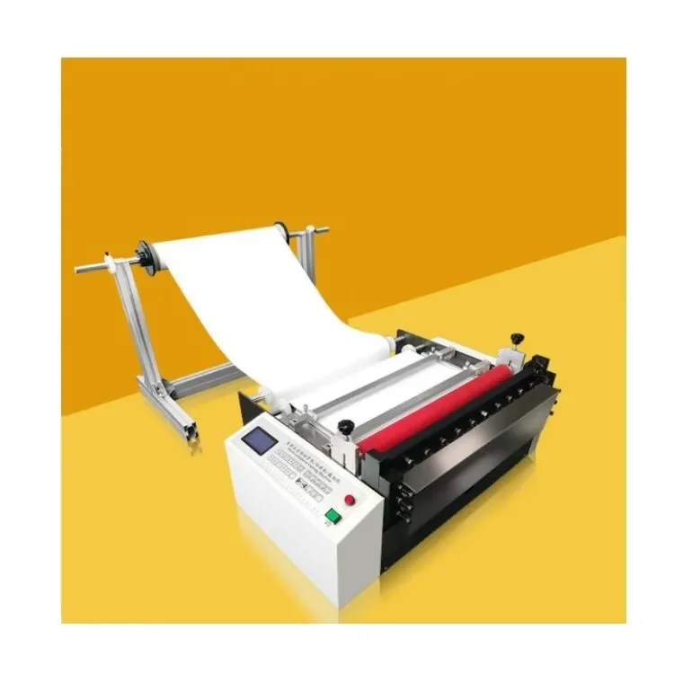 New Coming High Quality Guillotine Paper Cutter Plastic Net Film Computer Roll to sheet cutting Machine