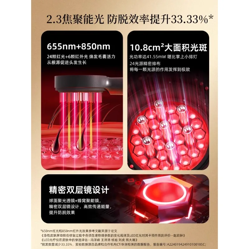 Electric scalp massage comb