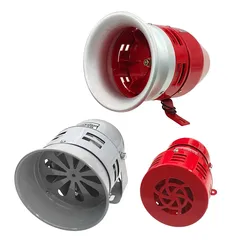 Heavy Duty Motor Siren MS-190 290 490 390 12V 24V 220V Automotive Air Raid Siren Horn Car Truck Motor Driven Alarm Small Buzzer