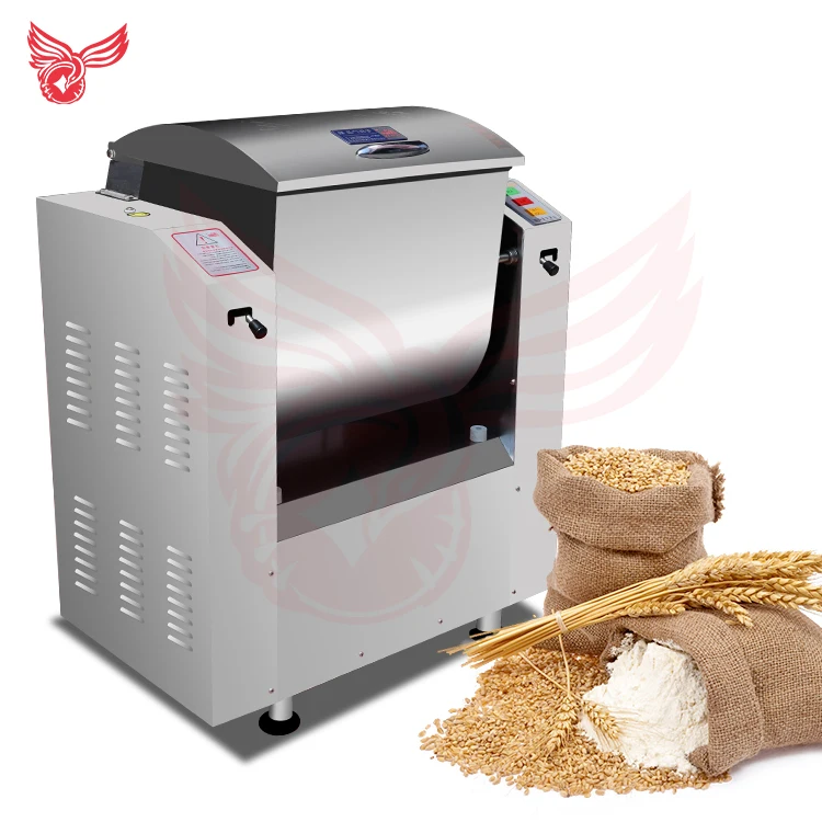 20kg 25kg 30kg 50kg 75kg 100kg 150kg 200kg Capacity Horizontal Industrial Flour Dough Mixer for Bakery Food Bread Pizza