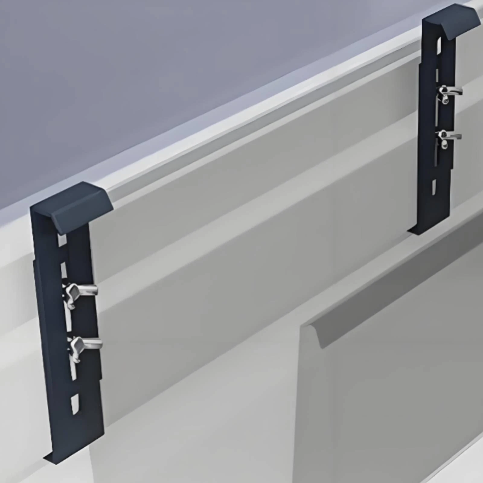 4 Pieces Window Planter Box Brackets Heavy Duty Window Planter Bracket Flower Box Brackets Sturdy Slimline