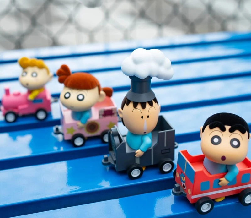 52toys ชุดรถไฟเครยอนชินจัง ซีรีส์กล่องสุ่ม รถของเล่นเคลื่อนที่ ตุ๊กตาน่ารักทำมือ คุ้มค่า ของขวัญเทศกาล