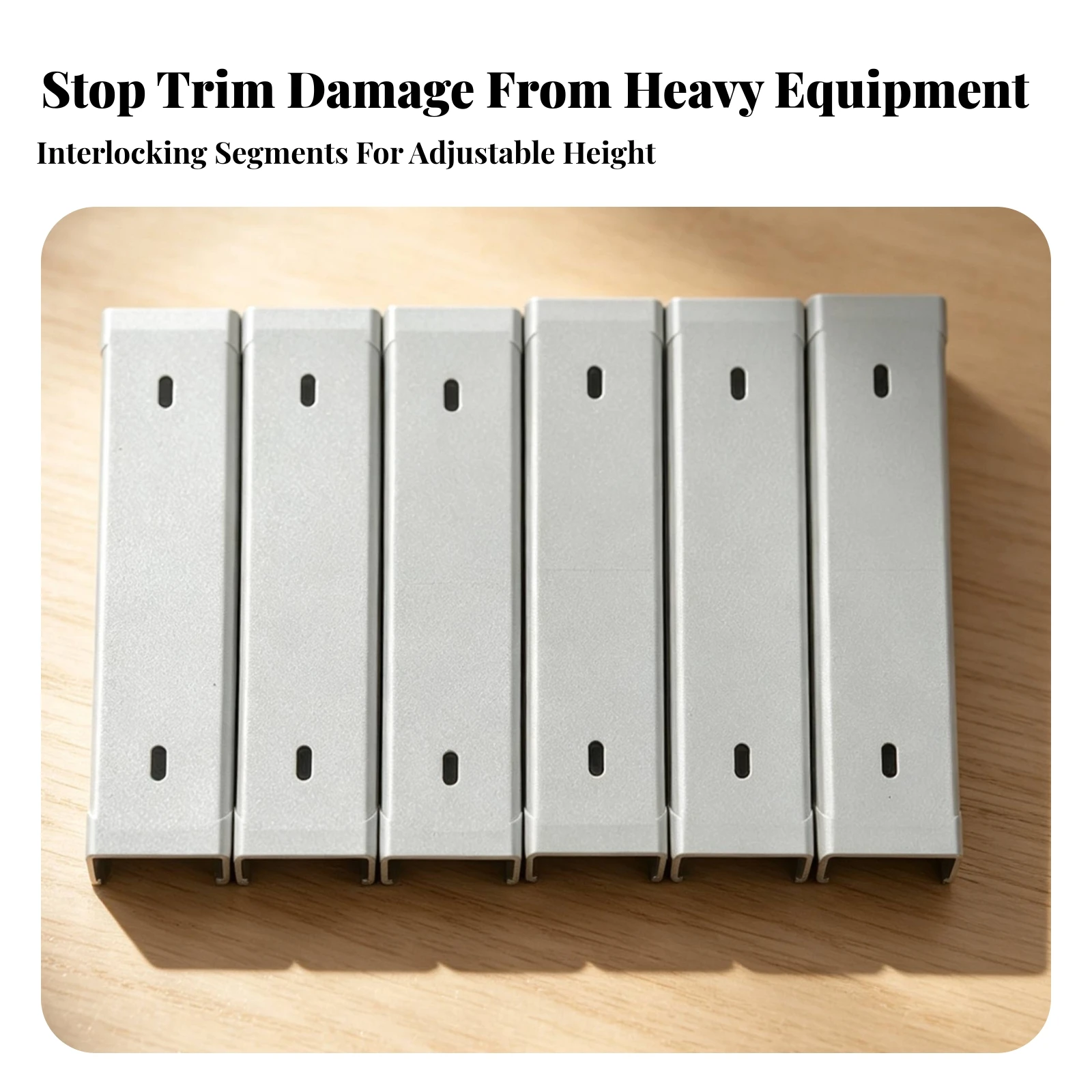 6 Pieces Guarding Sleeve with Interlocking Panels Heavy-Duty Door Frame Protector Door Frame Pad Thick Hardware Lightweight