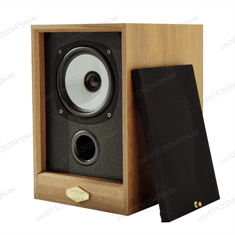UNLIN 5-inch Fever Speaker HIFI Bookshelf Box, Coaxial Stereo Desktop Monitor Full Range Stereo