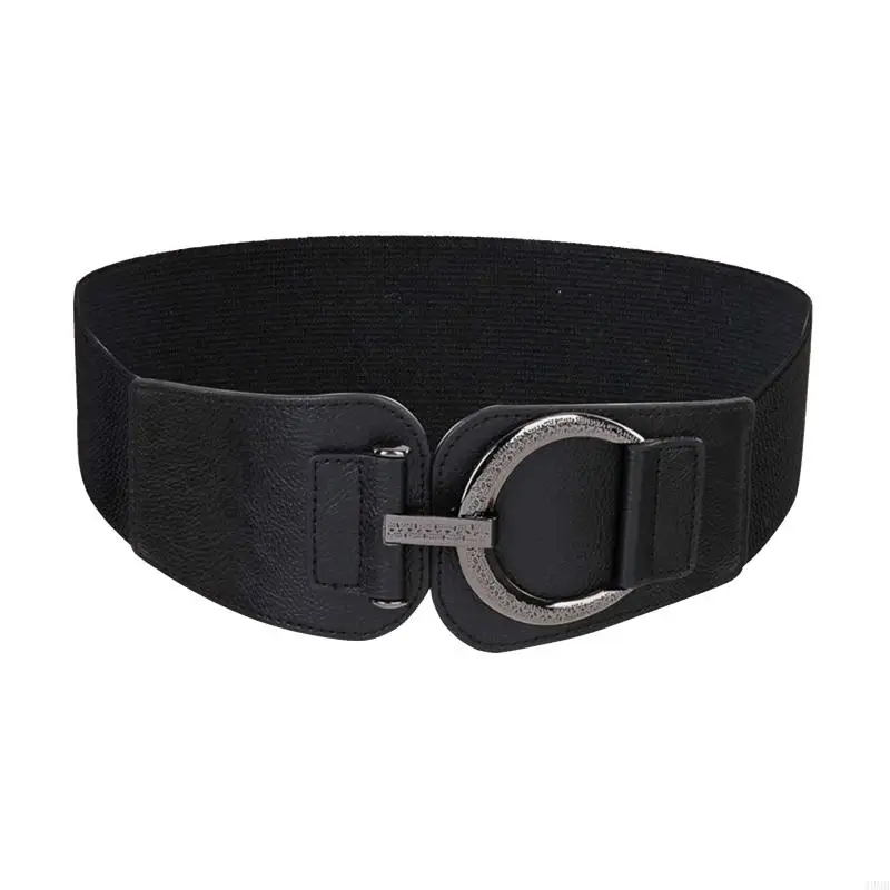 

49MB Women Fashion Elasticity Waist Strap Retro Buckle Belt All-match Waistband