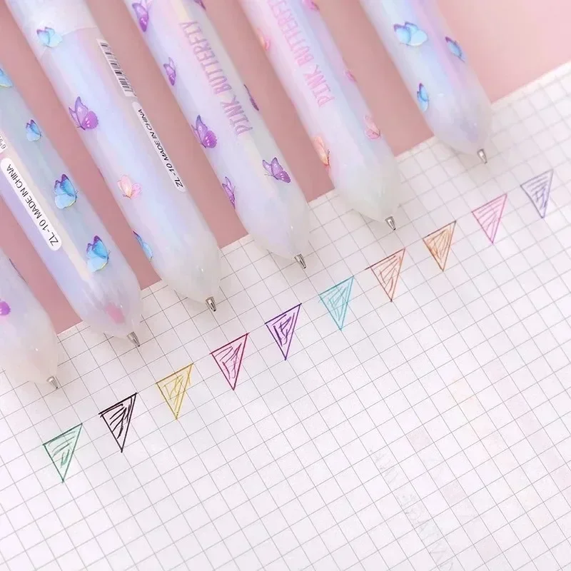 Bolígrafos multicolor navideños Kawaii para regalo escolar niños - imagen 3