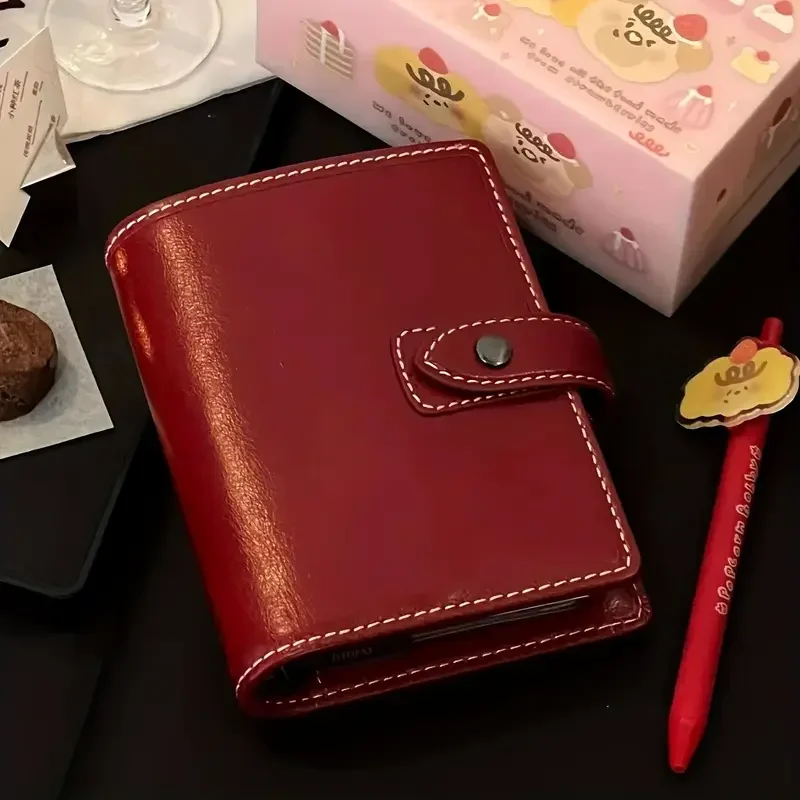 A7 Kunstleder Japanisches Briefpapier Tragbares Tagebuch Notizbücher Reisende Notizbuch Tagebuch Notizblock Skizzenbuch Büro Schule – Detail 2
