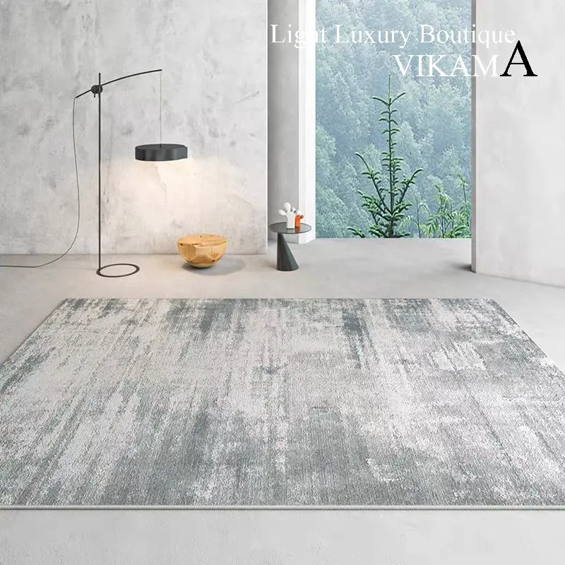 Carpet Living Room Scandinavian Light Luxury Premium Sofa Coffee Table Mat Modern Simple Gray Bedroom Household Floor Rug Large - view 5