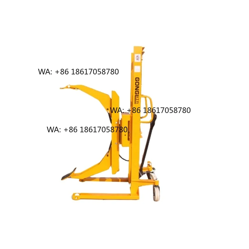 Manual Paper Roll Stacker Hydraulic Reel Lifter Coil Material Stacker