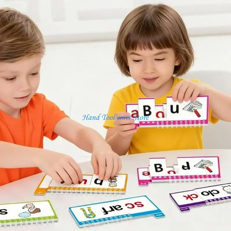 Picture 4: H37F Interactive Phonics Book Set For Kids With Colorful Copperplate Paper And Illustrations To Language Learning