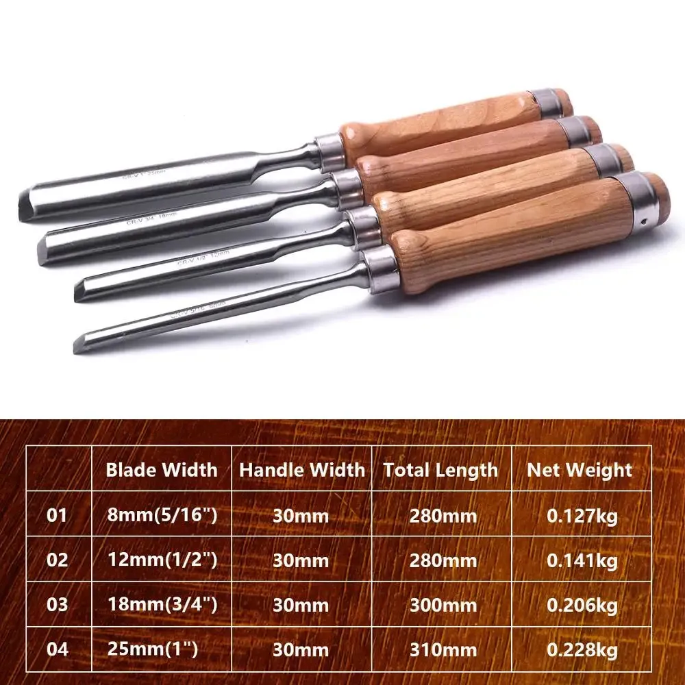 Semi-Circular Wood Chisel 5/16