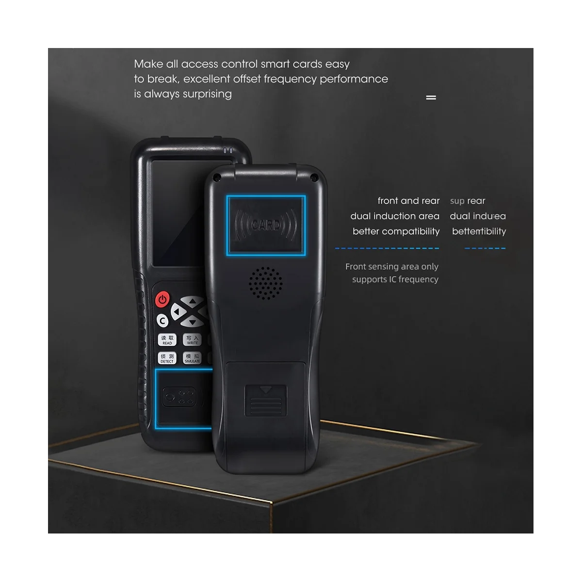 X100 Smart Replicator RFID Badge Clone Copier 13.56Mhz Encryption Decoding Reader 125Khz Card Writer Programmer