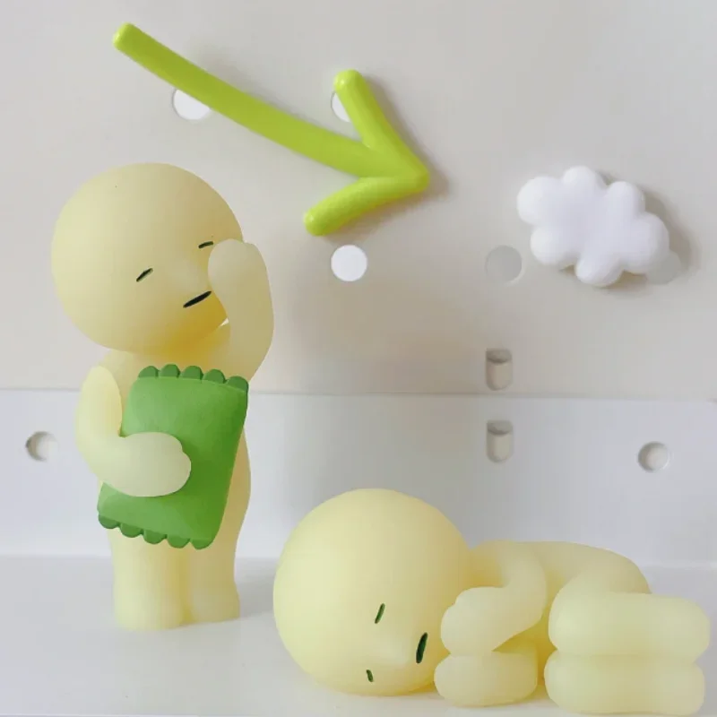 Juego de 6 piezas de caja ciega de la serie Rest para ver figuras de acción más populares, sueños, decoración del hogar, regalos de San Valentín