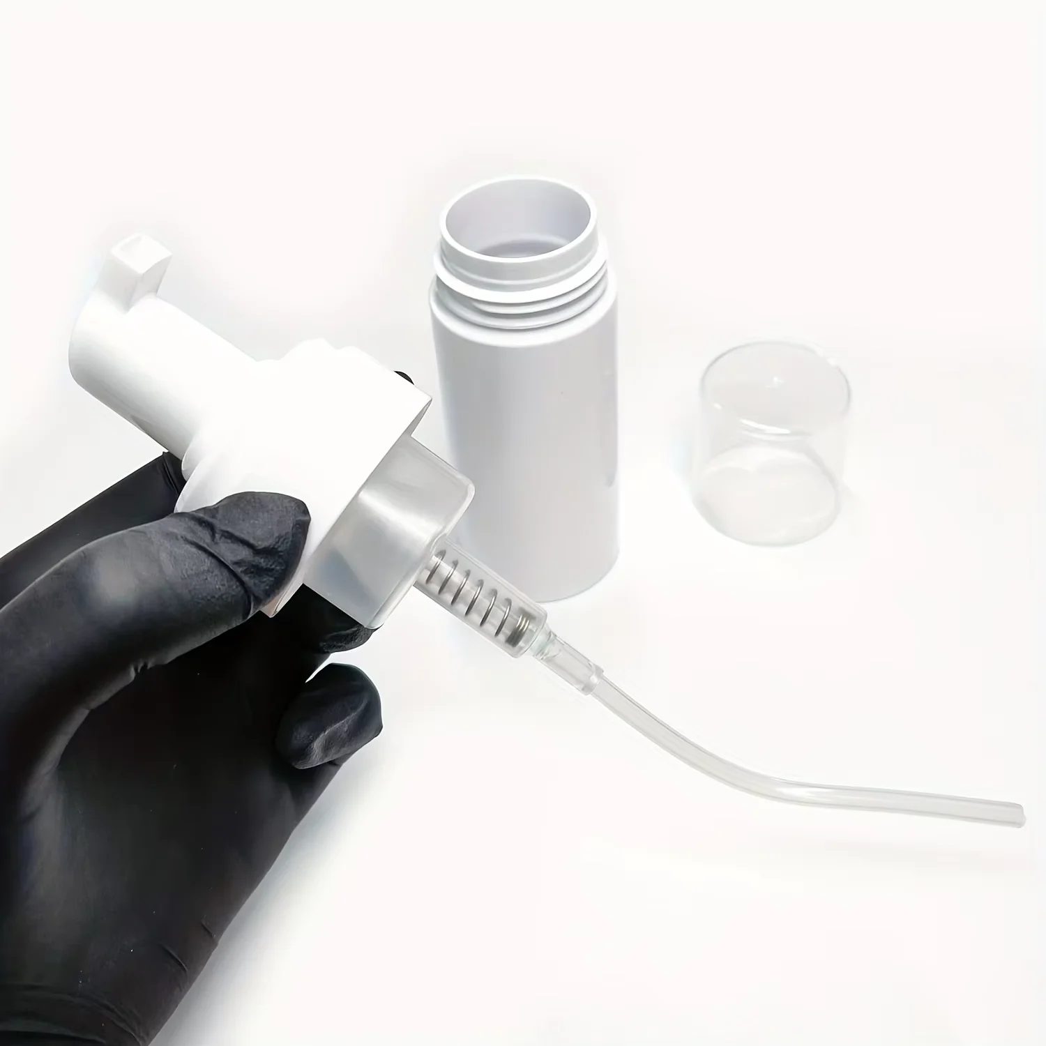 Empty White Foam Pump Bottle Refillable Foaming Dispenser Bottle For Tattoo Cleanser Soap PMU Permanent Makeup Tattoo Studio