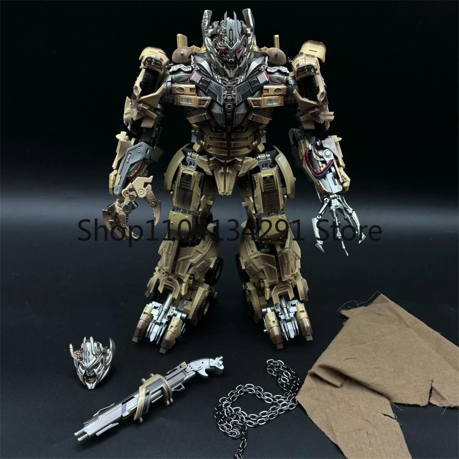 Original Transformers DP01 DP-01 MG Tank Megatank Desert Color Extra Large 35CM Articolato Action Figure Robot Toy