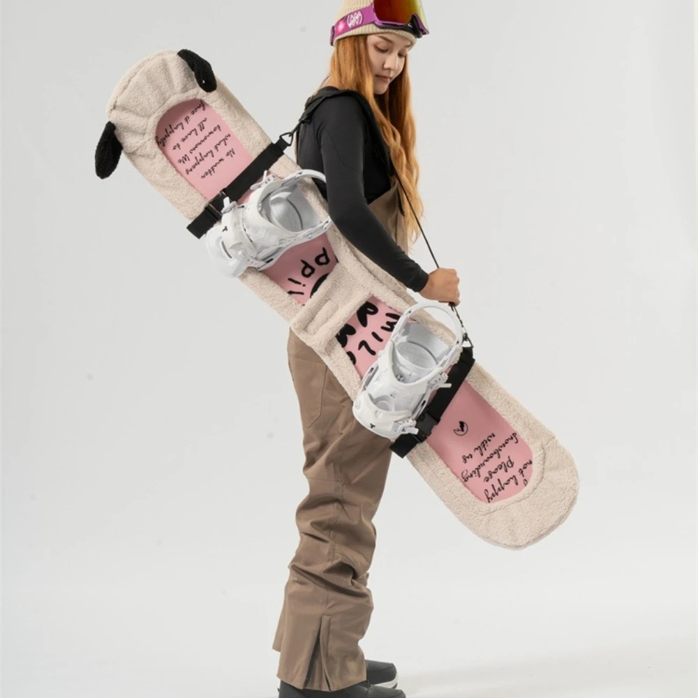 Ski Bag Cover Cute and Stylish Ski Equipment Storage Bag Anti-scratch Sports Bag Cover 120 X 20cm Ski Bag Cover Surfboard Bag