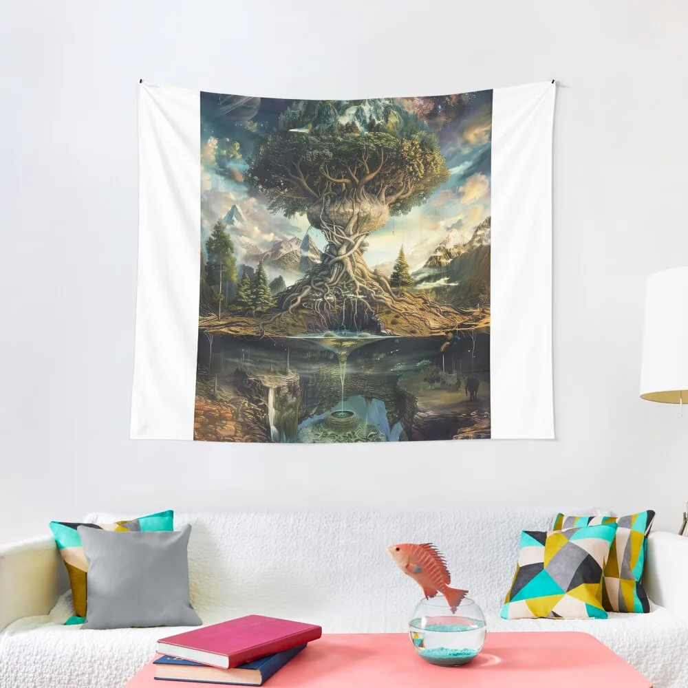 

Yggdrasil Tapestry Decoration For Rooms Anime Decor Custom Things To The Room Tapestry