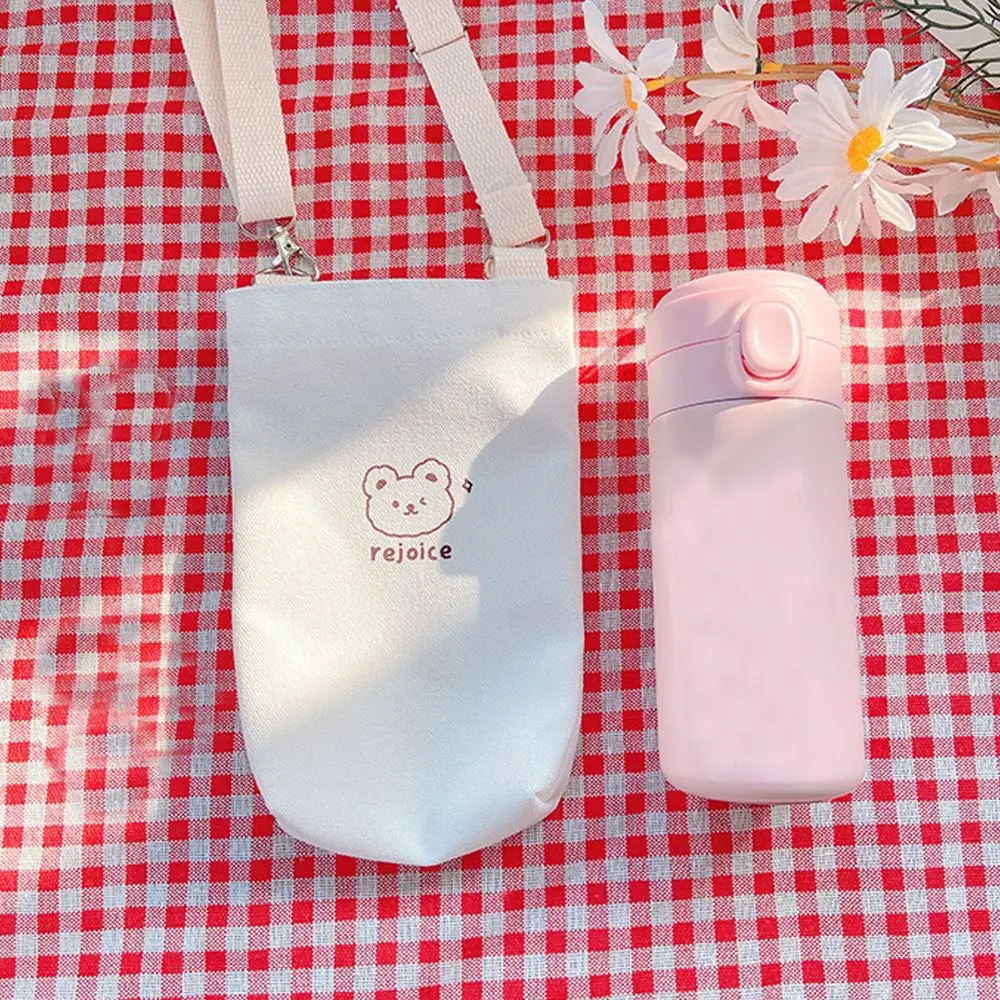 Anti-Hot Cup Pouch Carrier Tote Bag Tumbler Mug Holder Cup Sleeve Beverage Bag Water Bottle Bag