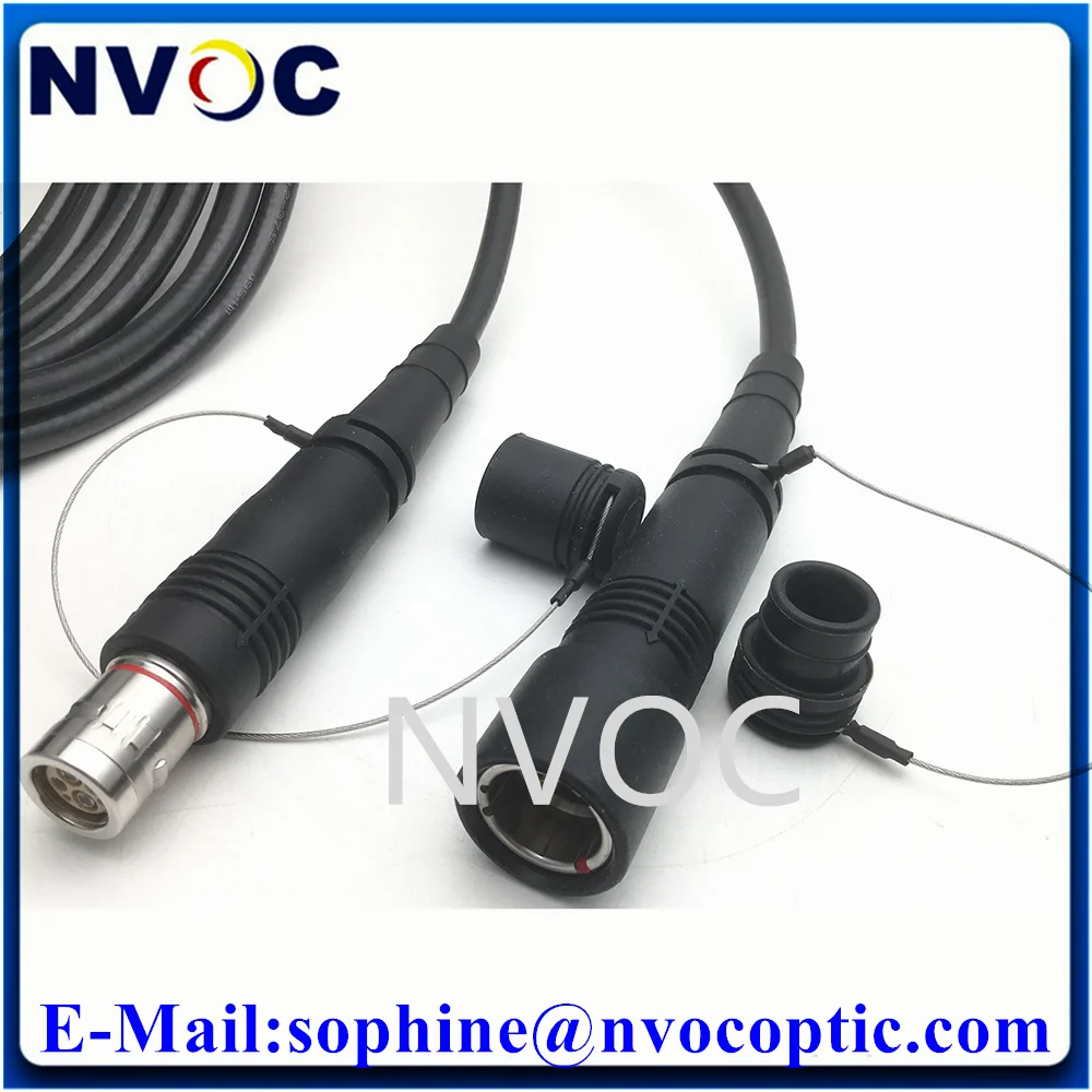 3K.93C High Definition Camera Optic Cable Assembly FUW-PUW-7.5M Le mo Speifical Composite Fiber Cables Connector For HD Cameras