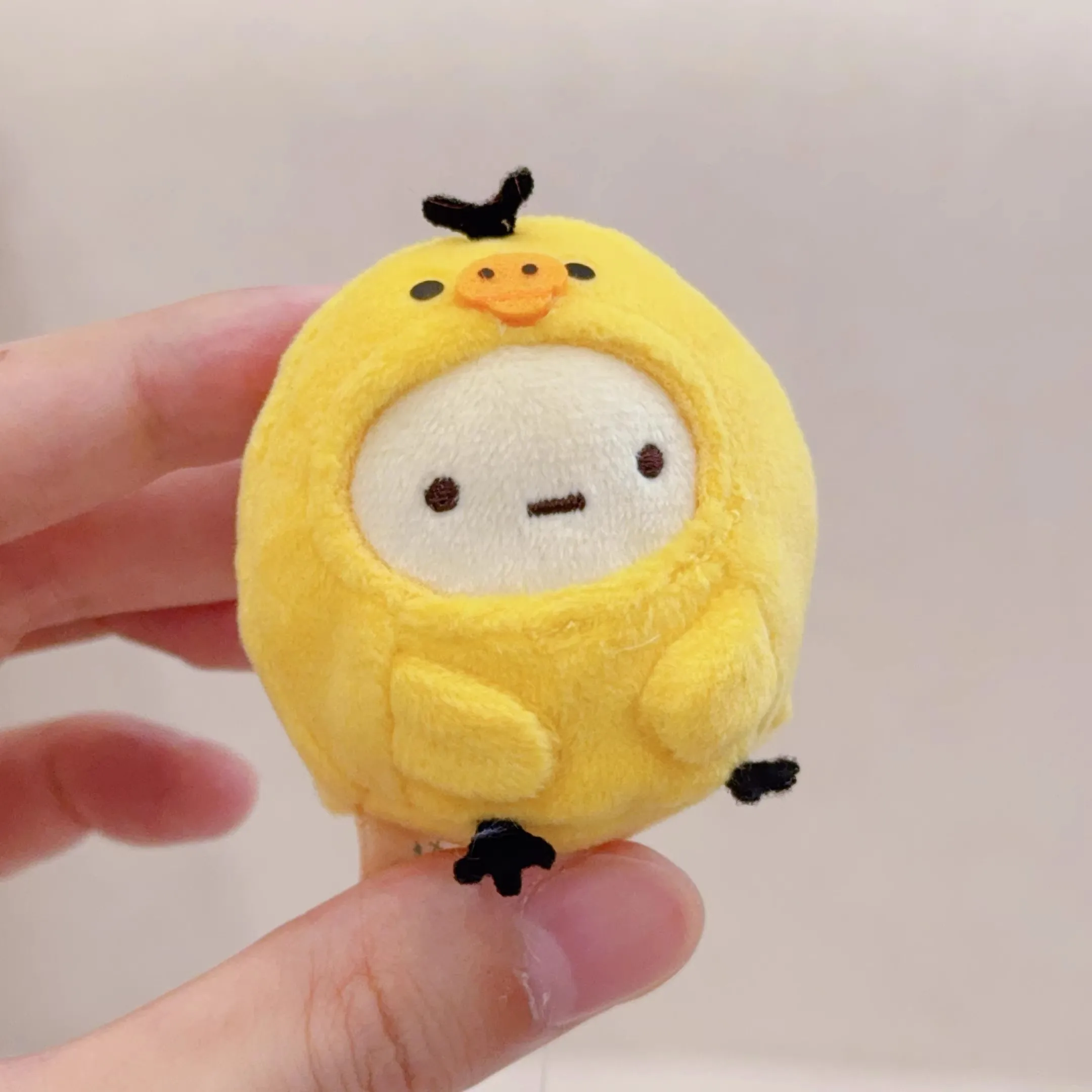New Sumikko Gurashi Cos Rilakkuma Kiiroitori Chick Plush Keychain Small Pandent Kids Stuffed Toys For Children 7CM