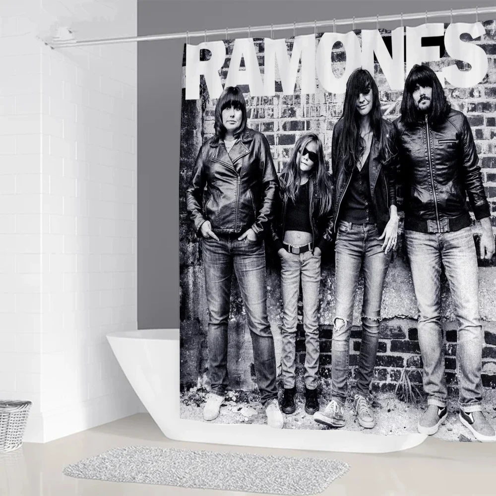 Rock-Ramones Zasłona łazienkowa Zasłony prysznicowe do zestawów akcesoriów łazienkowych Luksusowa składana przegroda