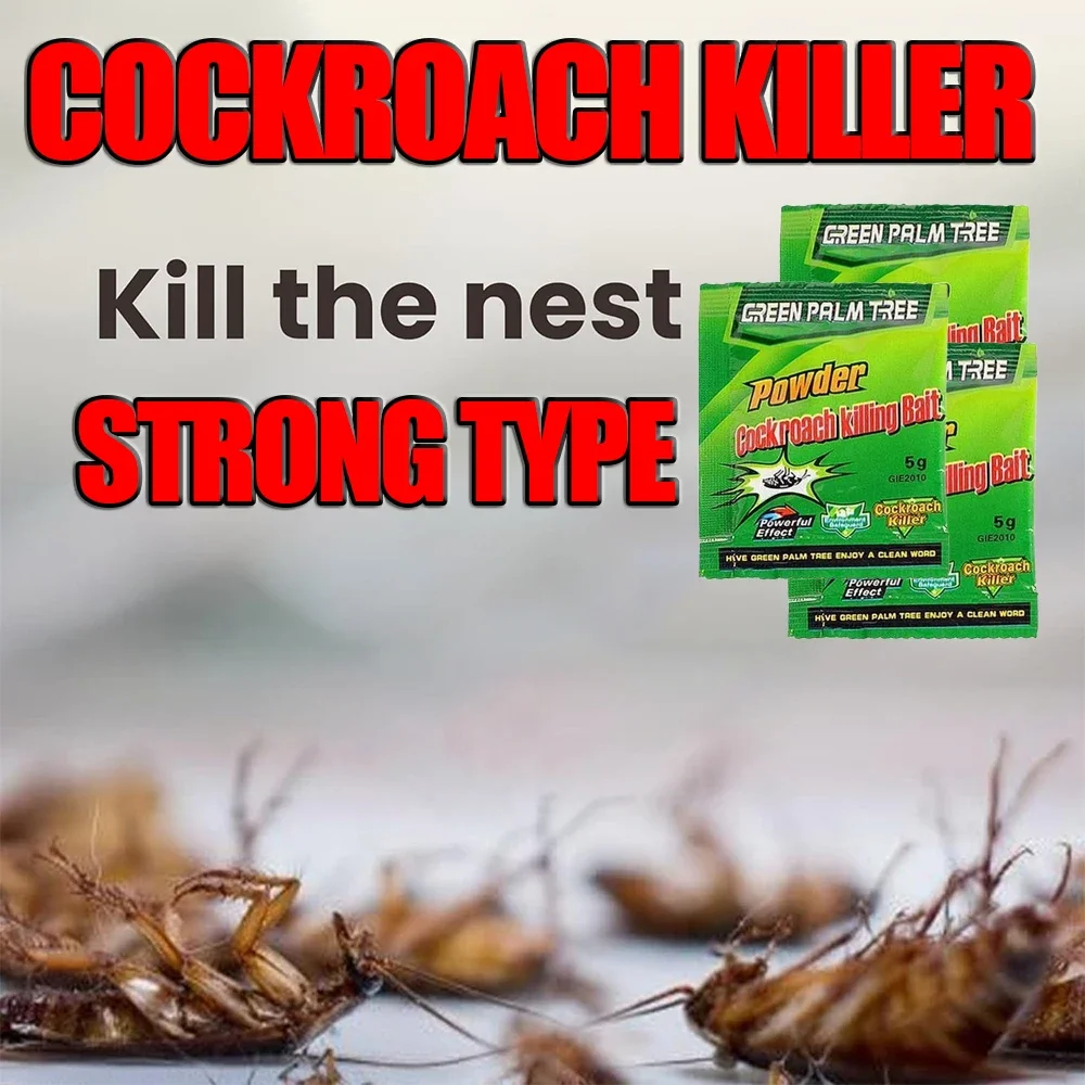 Killing Cockroach Insecticide Bait Powder Kill Roach Insect Roach Killer Anti Pest Reject Pest Control Poison Trap