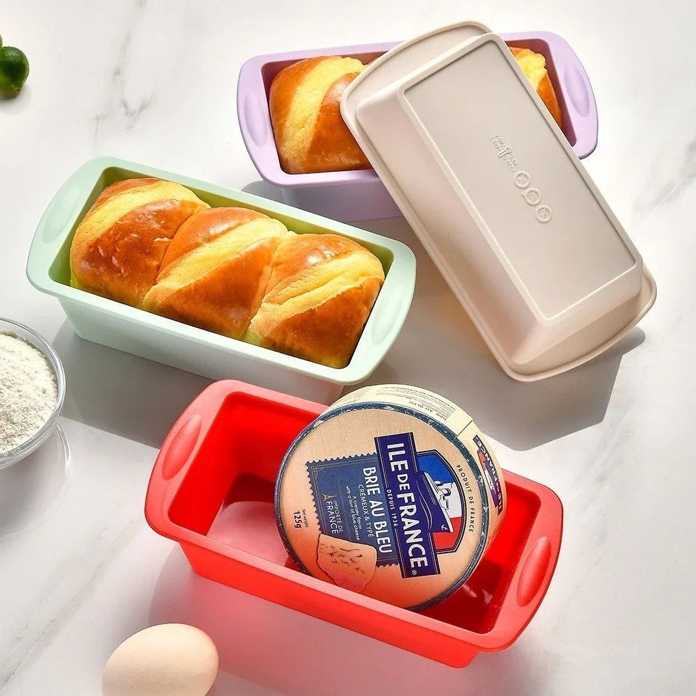 

Baking Edible Silicone Rectangular Toast Cake Bread Molds Household and Kitchen Tools Baking Accessories Cake Stand