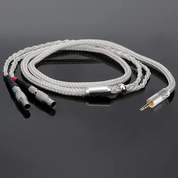 適用於 Focal Utopia Fidelity 全罩式耳機的 16 芯純銀耳機線,4 針 XLR 插頭 10 最佳銷售 純銀線纜 - №1