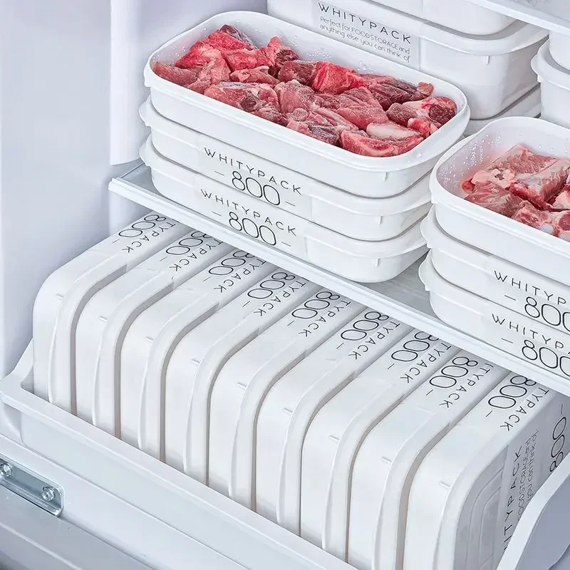 

Japanese Frozen Packaging Meat Box Food Grade Refrigerator Storage Vegetable Fruit Preservation Prepare The Dishes Divided Box