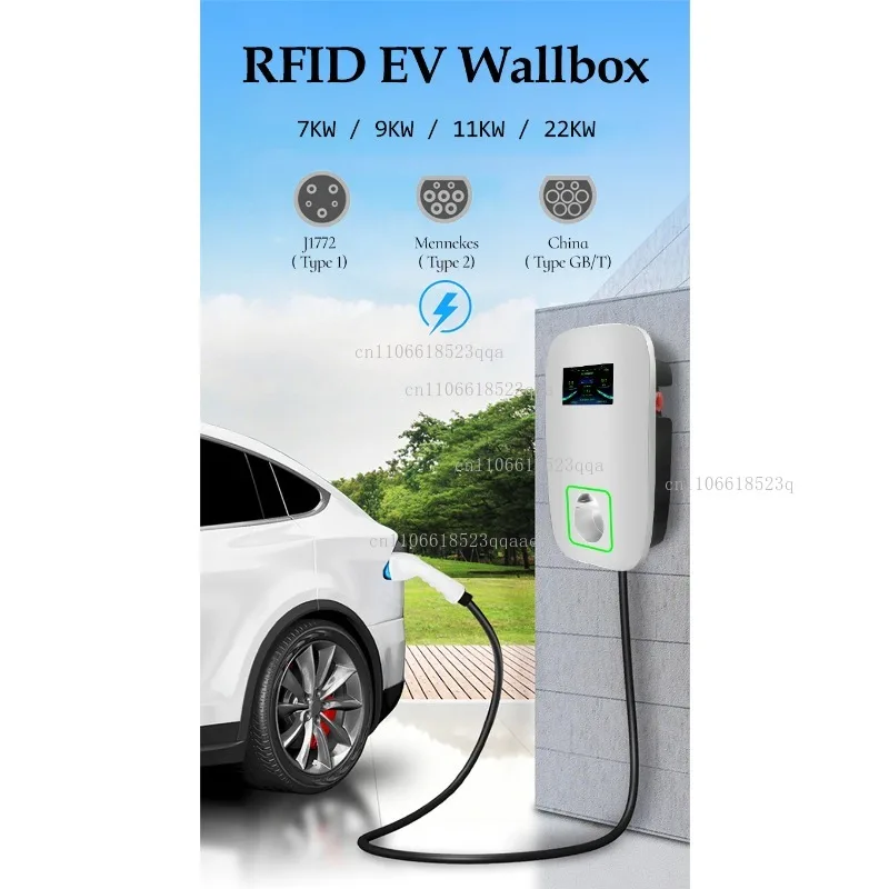 7kw to 22kw Bidirectional Home EV Charger Type 1 Chademo Interface Output Power EV Charger