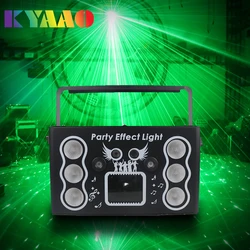 New Arrival 6 in1 LED Party Light Club Bar Effects Lighitng DMX512 DJ Disco Laser Projector for Dance Event