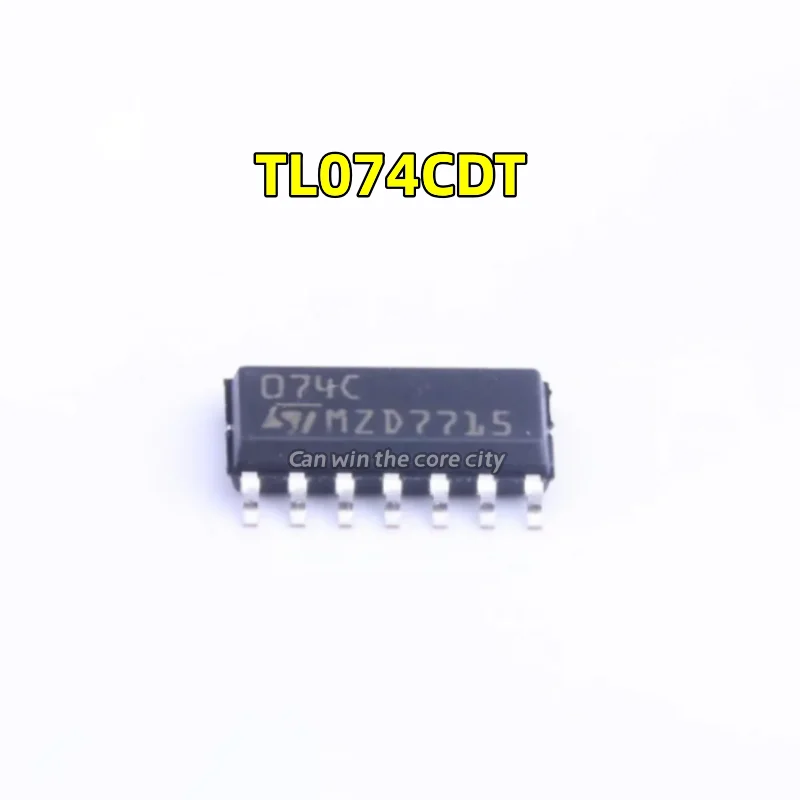 

50 pieces TL074CDT Imported original new screen printing: 074C patch SOP-14 operational amplifier TL074C