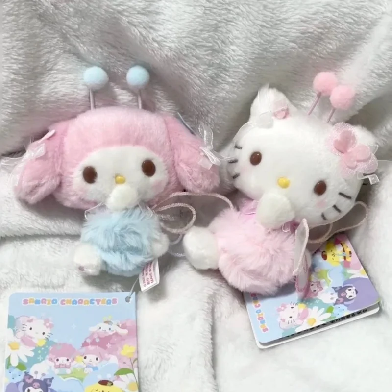 سانريو الهمس زهر الميدان كورومي سينامورول KT بلدي ميلودي أفخم المفاتيح kawaii زهرة الميدان كيتي دمية ناعمة حقيبة العرافة هدية