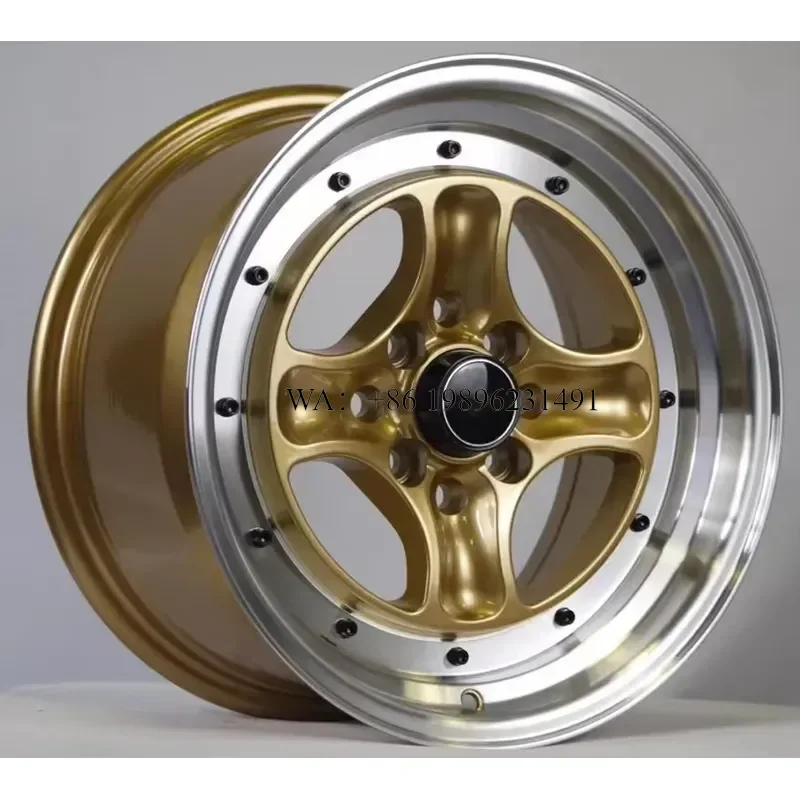 Wmwmnu 15 inch Car Wheel Rims 15x8.0 15x9.0 for Work EQUIP 40 Mag Wheels Alloy Rim Auto Accessories
