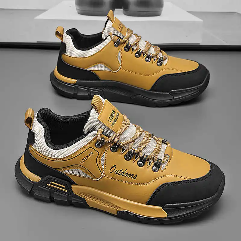 Zapatillas de Deporte para Hombre, de PU, con Suela Gruesa, Estilo Skate, Vulcanizadas, Económicas, para Correr, Novedad 2025, Scarp Flatas