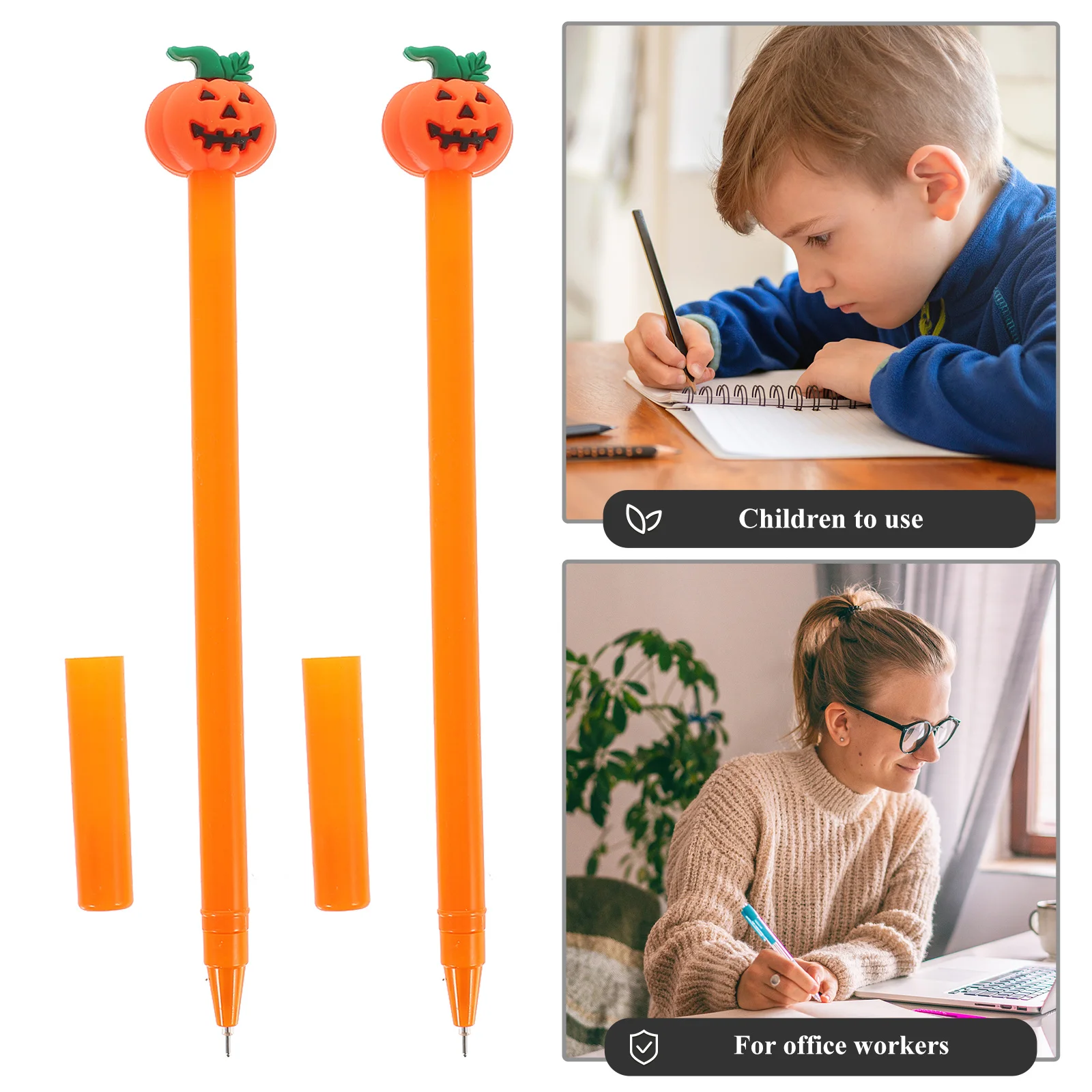 30 قطعة أقلام هلام اليقطين أدوات الكتابة متعددة الأغراض الطلاب القرطاسية قبضة مريحة قلم توقيع هلام أقلام طالب القرطاسية #2