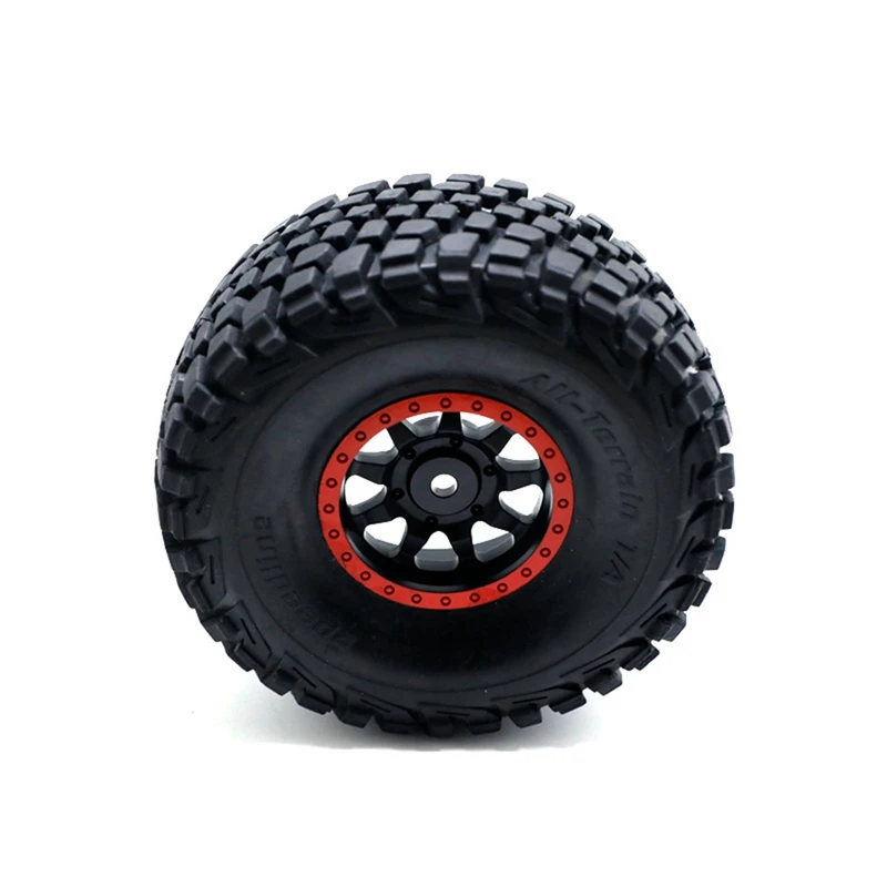 Joint d'adaptateur de jante de roue de course courte en métal pour Traxxas UDR Unlimited Desert Inboulon t 1/7 RC, pièces de mise à niveau de voiture, rouge