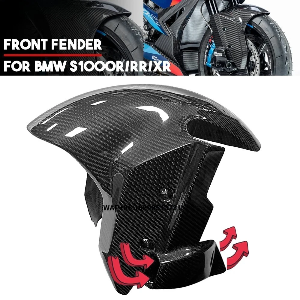

New for S1000R/S1000RR/S1000XR/F900R/F900XR/HP4/M1000R Dual Sport Carbon Fiber Front Mudguard Accessories for Retrofit/Upgrade