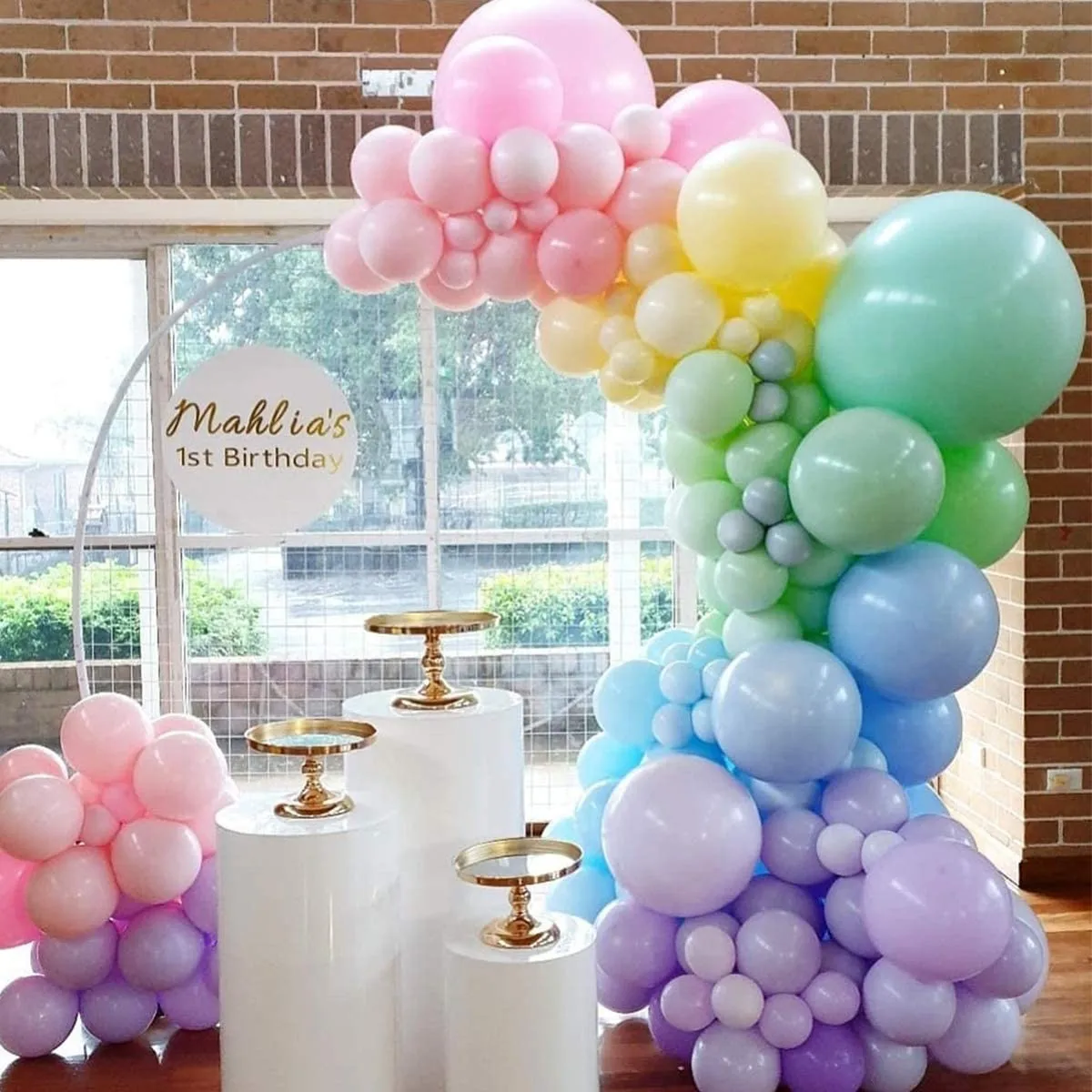 

5-36inch White Balloons Blue Green Yellow Purple Pink BallonFor Dinosaur Party Kids Birthday Party Decorations Christmas Decor