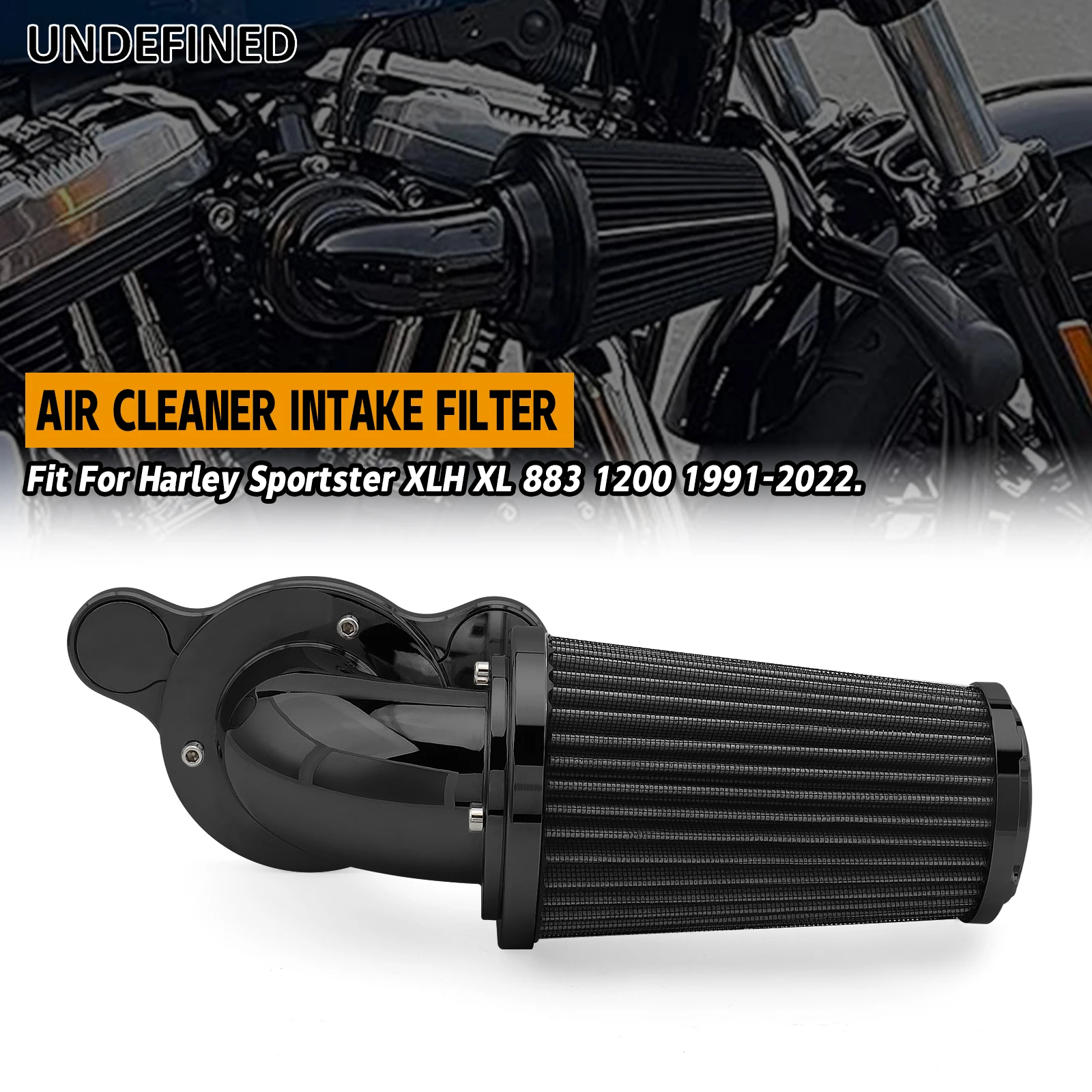 Image of Motorrad-Luftfilter-Ansaugsystem-Kits für Harley Sportster XLH XL 883 1200 Iron Forty-Eight Seventy-Two 1991-2022