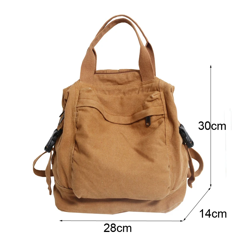 Multifunktions Frauen Rucksack Fashion Schulranzen für Teenager Mädchen Jungen Reise Schulter Tasche Große Kapazität Leinwand Laptop Rucksack