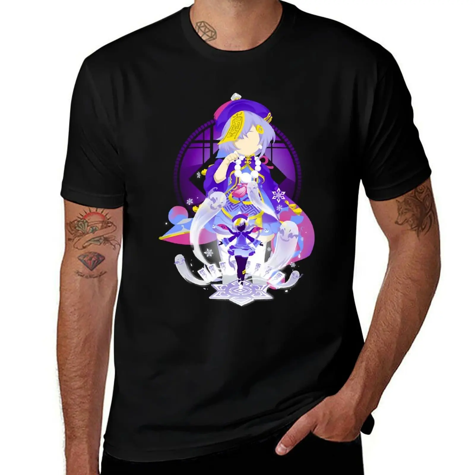 Icy Resurrection Qiqi - Tshirt T-Shirt Athletic Fit Sports Short Sleeve Top T-Shirt