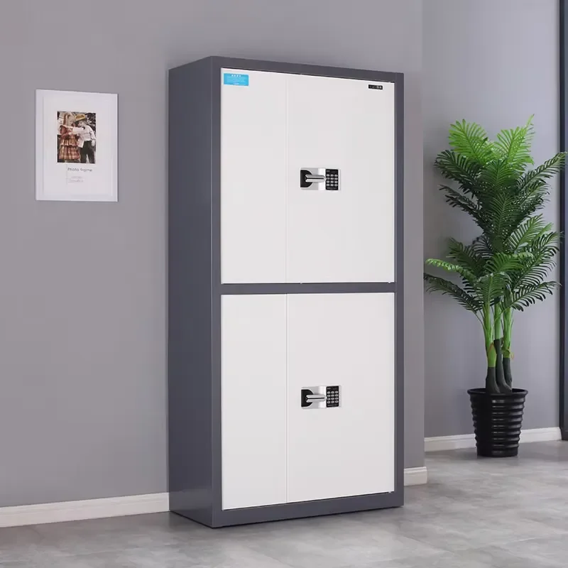 Fireproof Steel Filing Cabinet Mobile Lockable Storage Cupboard Modular Office School Document Organizer High Security