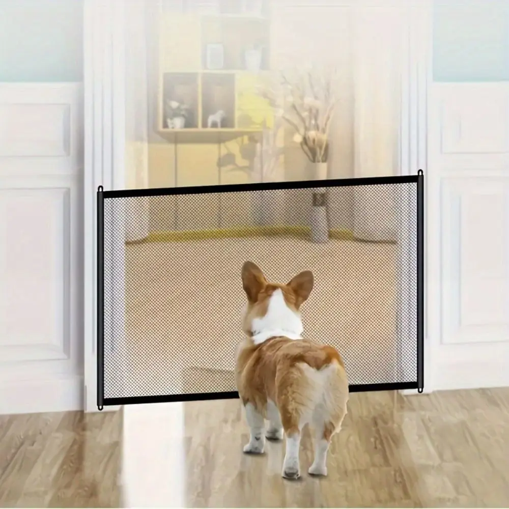 

Guard Pet Dog Barrier Fences Barrier Universal Pets Isolated Network with Hook Folding Breathable Mesh Fences Bedroom