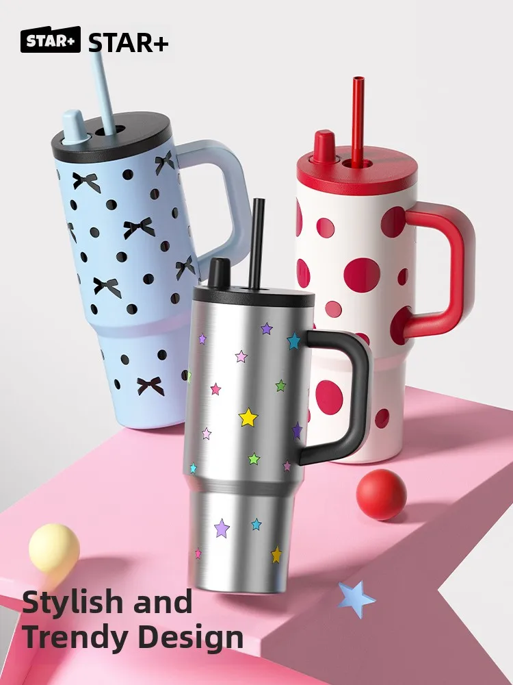 

Large Capaci Stainl Steel Insulated Water Bottle Cerc Inner Lid St Cup for Men And Women High Aesthetic Value