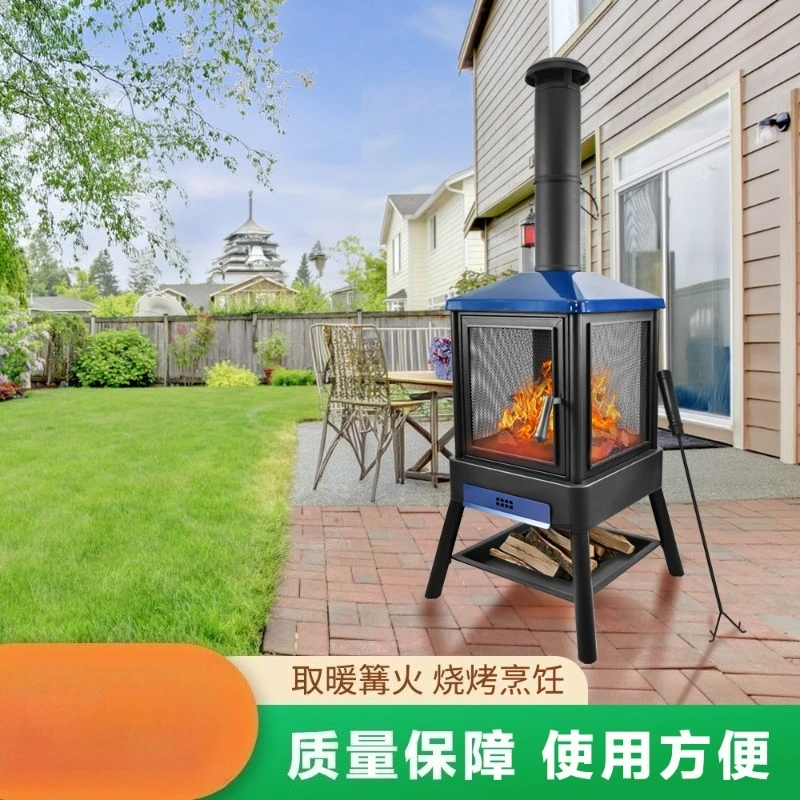 

Outdoor Craftsman Bonfire Heating Grill Courtyard Household Grill Homestay Garden Terrace Firewood Charcoal