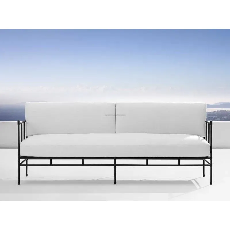 for Luxury outdoor sofa set Garden courtyard furniture Sofa Luxury hotel furniture Cast aluminum sofa