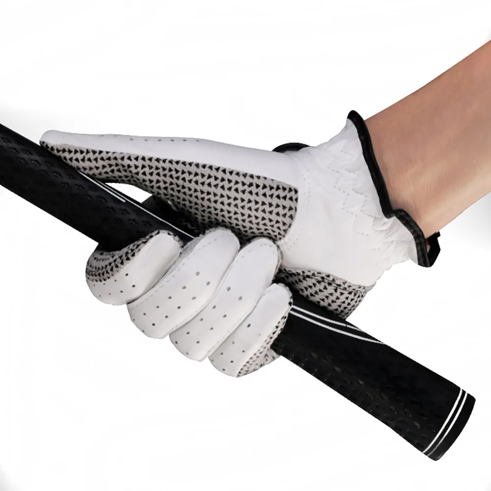 PGM 1pcs golf gloves for men white gloves male sheepskin slip-resistant golf gloves men leather brand name left right hand