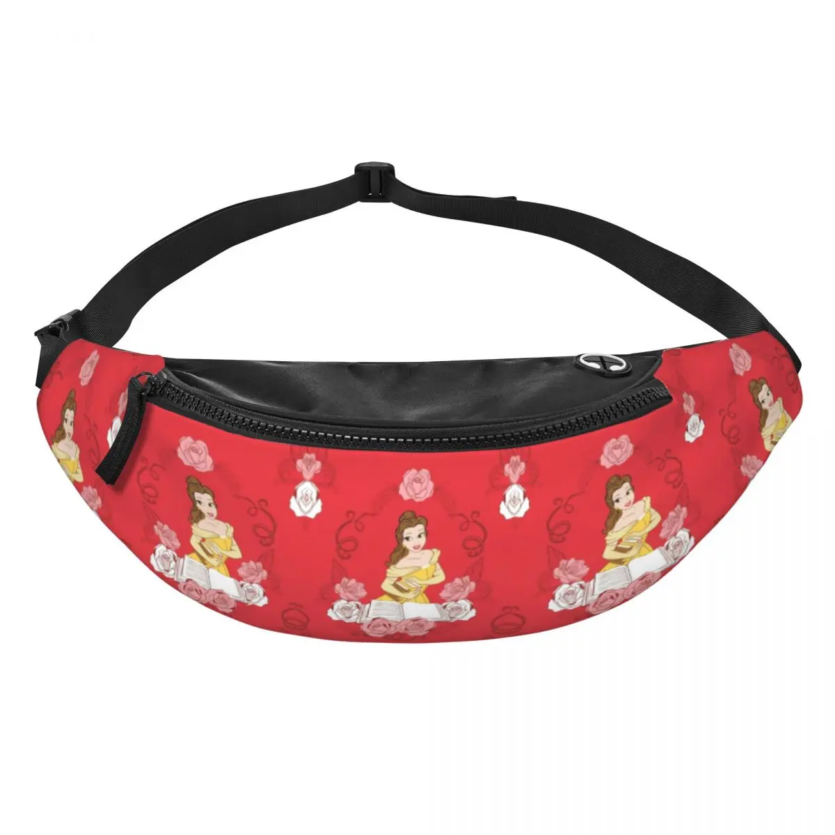 

Стильная поясная сумка-бананка «Красавица и Чудовище» для женщин и мужчин, модная сумка через плечо, дорожная сумка для телефона и денег