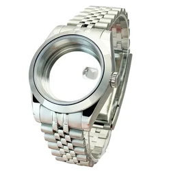 Sapphire Glass For DATEJUST 39/36mm Men Watch Case Fit NH35 NH36 NH34 Movement Fashion 20ATM Jubilee Stainless Steel